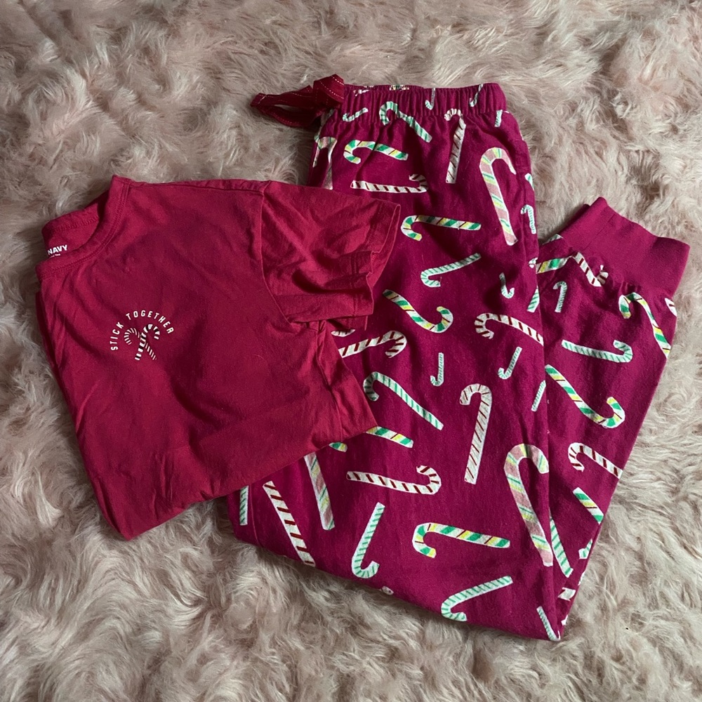 Candy cane pajamas